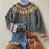 MARVÉN | PULL VINTAGE CLASSIQUE EN TRICOT
