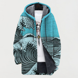 Charlotte™ | Veste à capuche avec motif de vagues