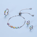 Bracelet en Argent Sterling avec Empreinte de Patte – Ajustement Réglable