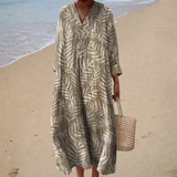 Robe d'été fluide imprimée