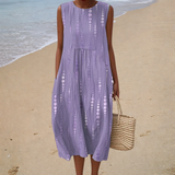 Robe d'été sans manches confortable