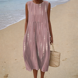 Robe d'été sans manches confortable