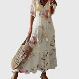 Amalia | Robe Maxikleid Vintage Boho pour l'été