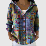 Hoodie-Gilet en tricot