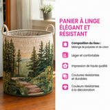 Estelle™ | Panier rembourré avec chemin dans la forêt