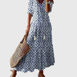 Amalia | Robe Maxikleid Vintage Boho pour l'été