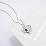Collier Patte et Cœur avec Charme Infini