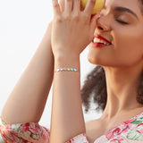 Bracelet en Argent Sterling avec Empreinte de Patte – Ajustement Réglable