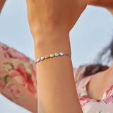 Bracelet en Argent Sterling avec Empreinte de Patte – Ajustement Réglable