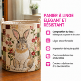 Florence™ |Panier rembourré avec des lapins de campagne
