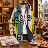 Claire™ | Veste à capuche avec des lignes artistiques