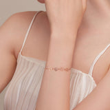 Bracelet en Argent Sterling avec Empreinte de Patte – Ajustement Réglable