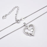 Collier Patte et Cœur avec Charme Infini