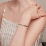 Bracelet en Argent Sterling avec Empreinte de Patte – Ajustement Réglable