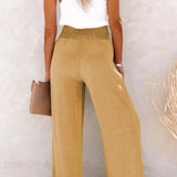 Riana - Pantalon ample taille haute