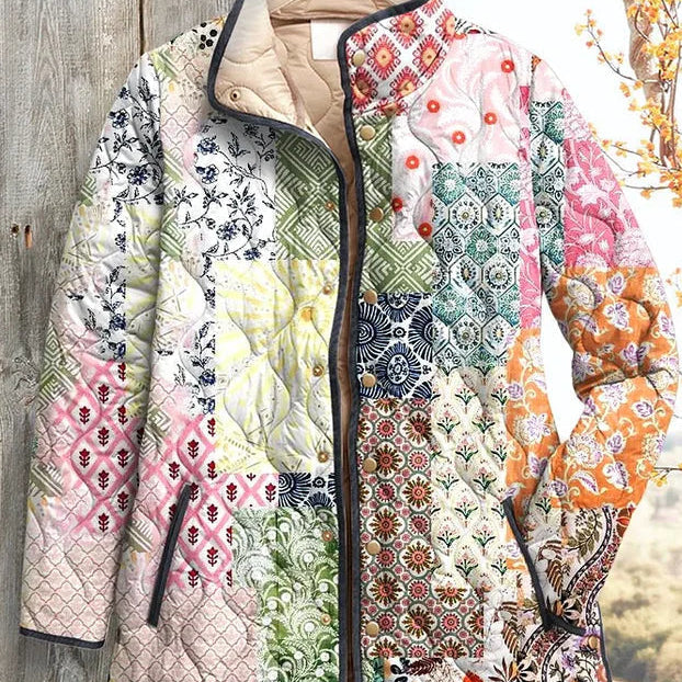 Minna™ | Veste matelassée en patchwork