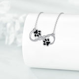 Collier Pendentif Symbole Infini avec Zirconia