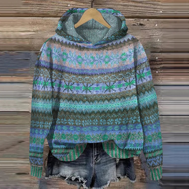 Gaby | Sweatshirt Ethnique Rétro