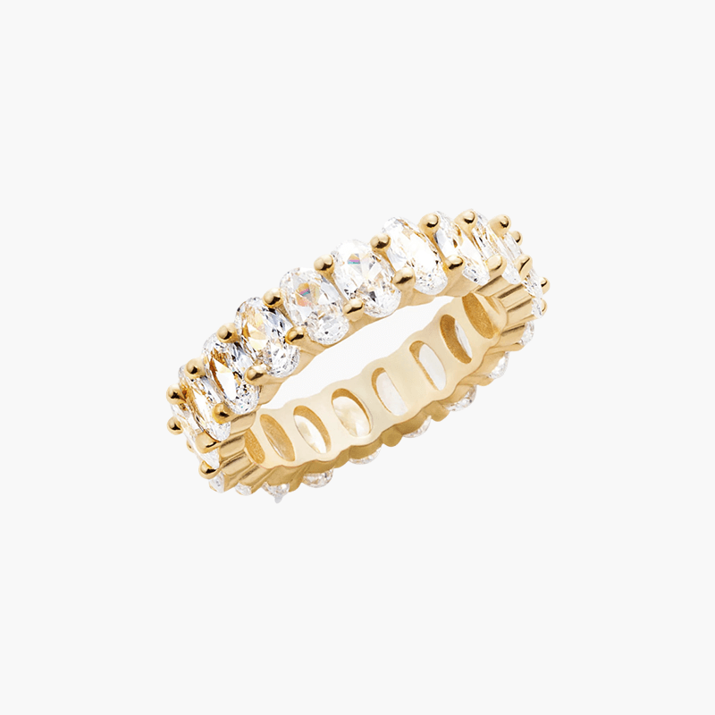 Bague de coupe ovale