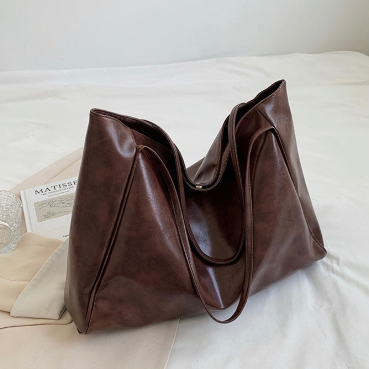 Patricia™ | Sac à main en cuir vegan brillant