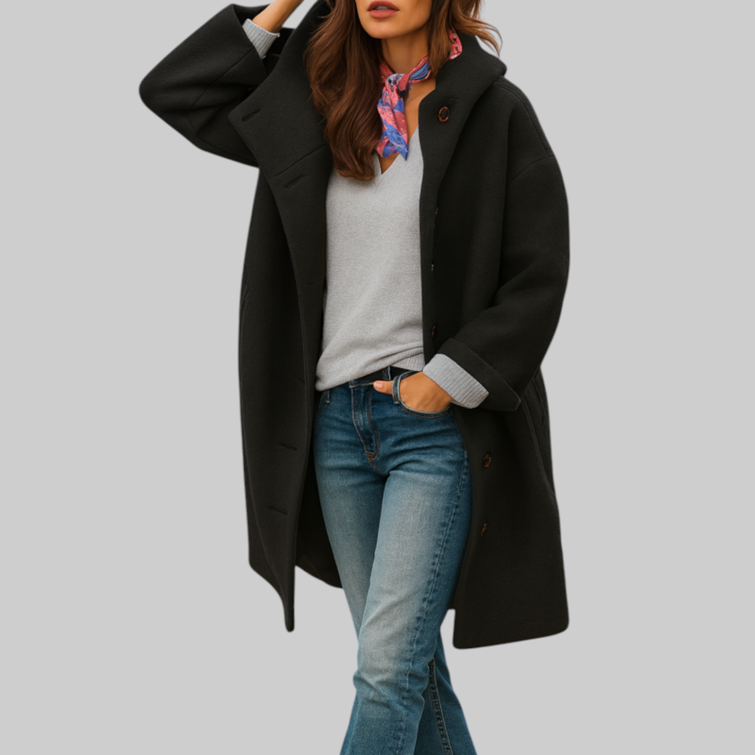 Freja | manteau quotidien mi-long et confortable