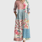 Colonne | Robe Maxi Élégante Grâce