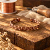 CHARLOTTE | BRACELET DE CHEVILLE EN REED CUIVRE