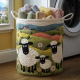 Audrey™ | Panier rembourré avec des moutons blottis