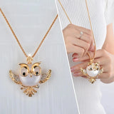 Pendentif en Opale Hibou de Sagesse