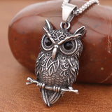 Pendentif en forme de hibou vintage