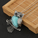 Pendentif en Cristal de Hibou Sagesse