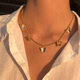 Collier de Transformation Fleur de Papillon
