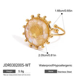 Bague Énoncé Coquillage Étoile de Mer