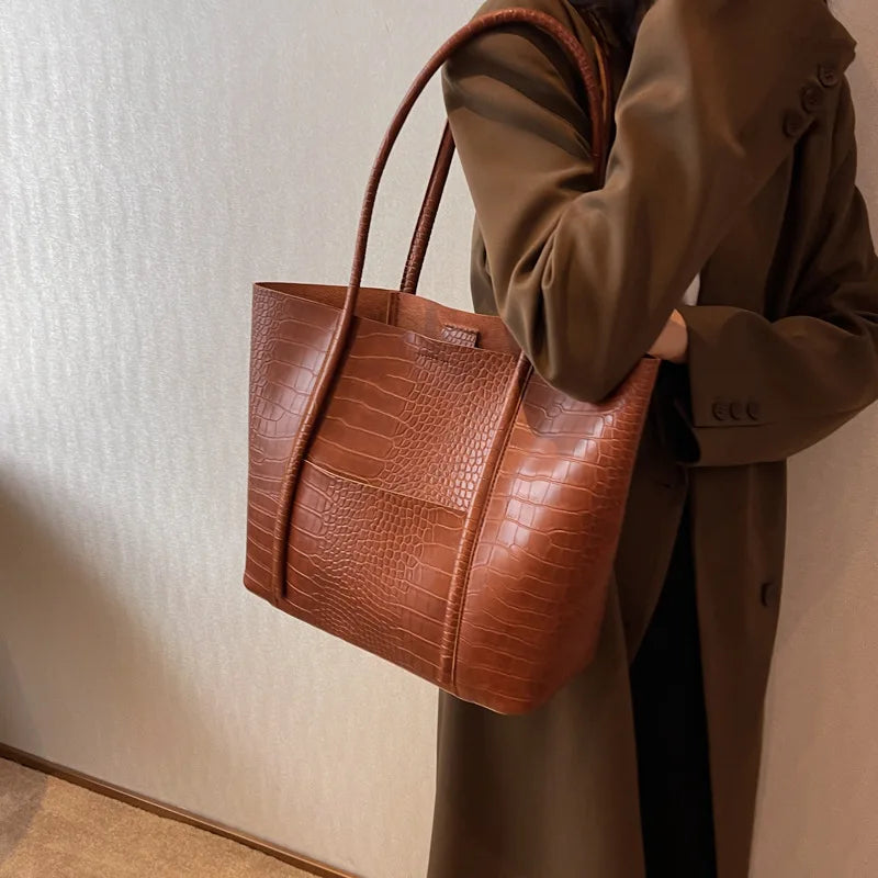 Christina™ | Élégante Sac à bandoulière en cuir végan