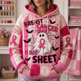 Sweat à Capuche avec Ruban Rose