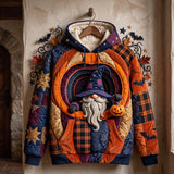 Sweat à Capuche Sorcière et Citrouille