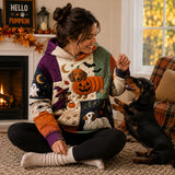Sweatshirt d'Halloween pour Chien Teckel