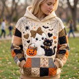 Sweat à Capuche Esprit Citrouille Accueillant