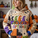 Sweat à Capuche de Sorcière Enchantée pour Halloween