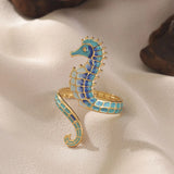 Bague Ajustable Hippocampe Rêves de l'Océan