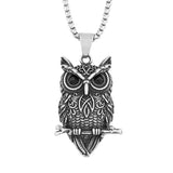 Pendentif en forme de hibou vintage