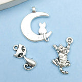 Collection de Charms en Argent Vintage de Chats