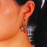 Collier et Boucles d'Oreilles Abeille Vintage