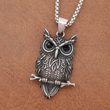 Pendentif en forme de hibou vintage