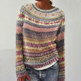 Anneliese™ | Pullover im Norweger-Streifenmix