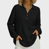 Emilie™ | Pull en Orange avec Col