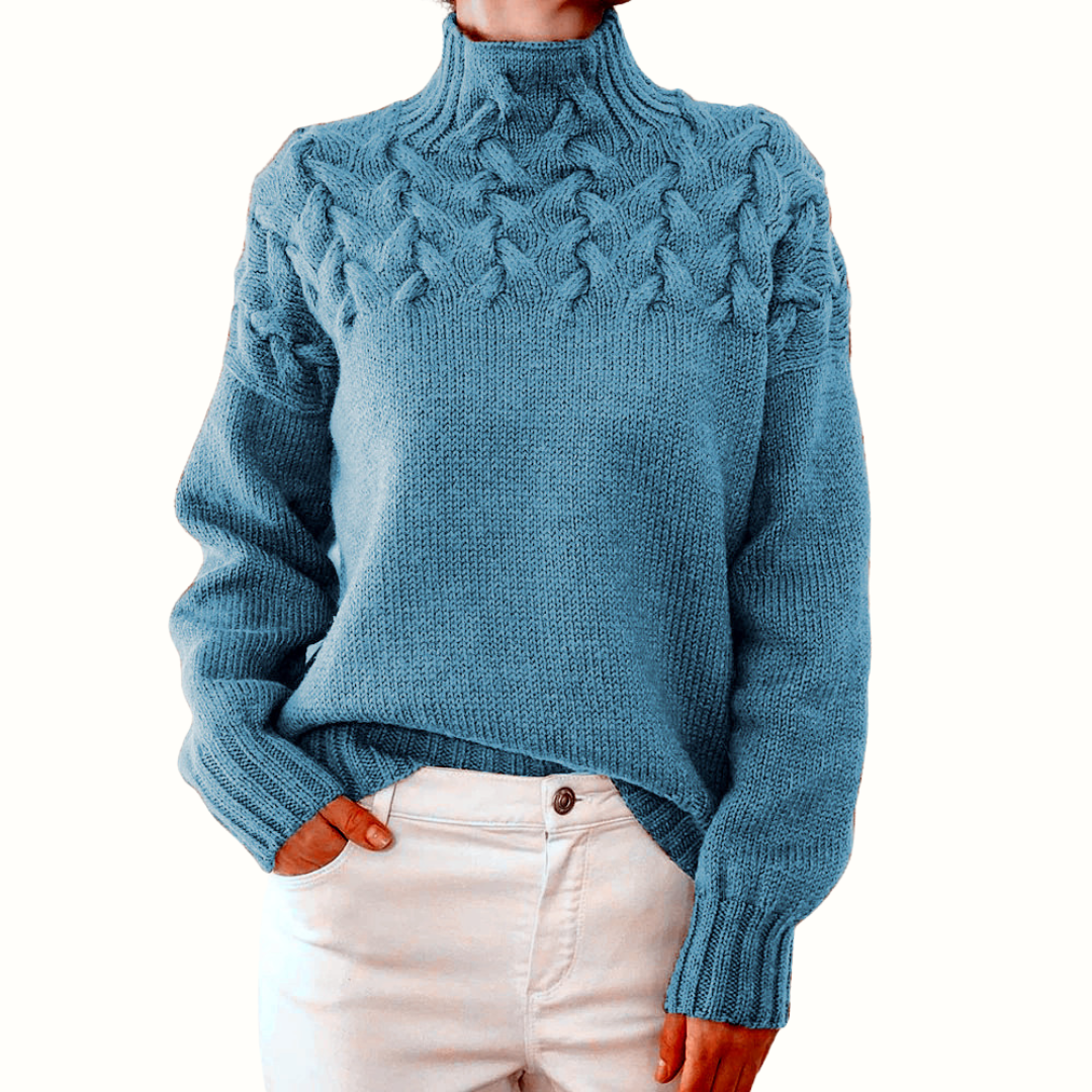 Elena | Pull à col roulé chaud