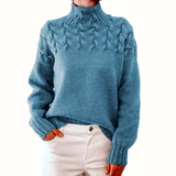 Elena | Pull à col roulé chaud