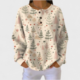 Ingelore™ | Pull avec branches sur crème