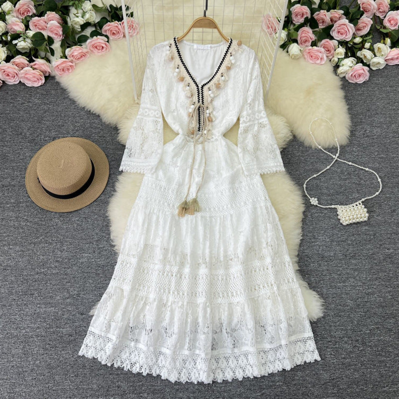 Amary - Robe en dentelle Boho